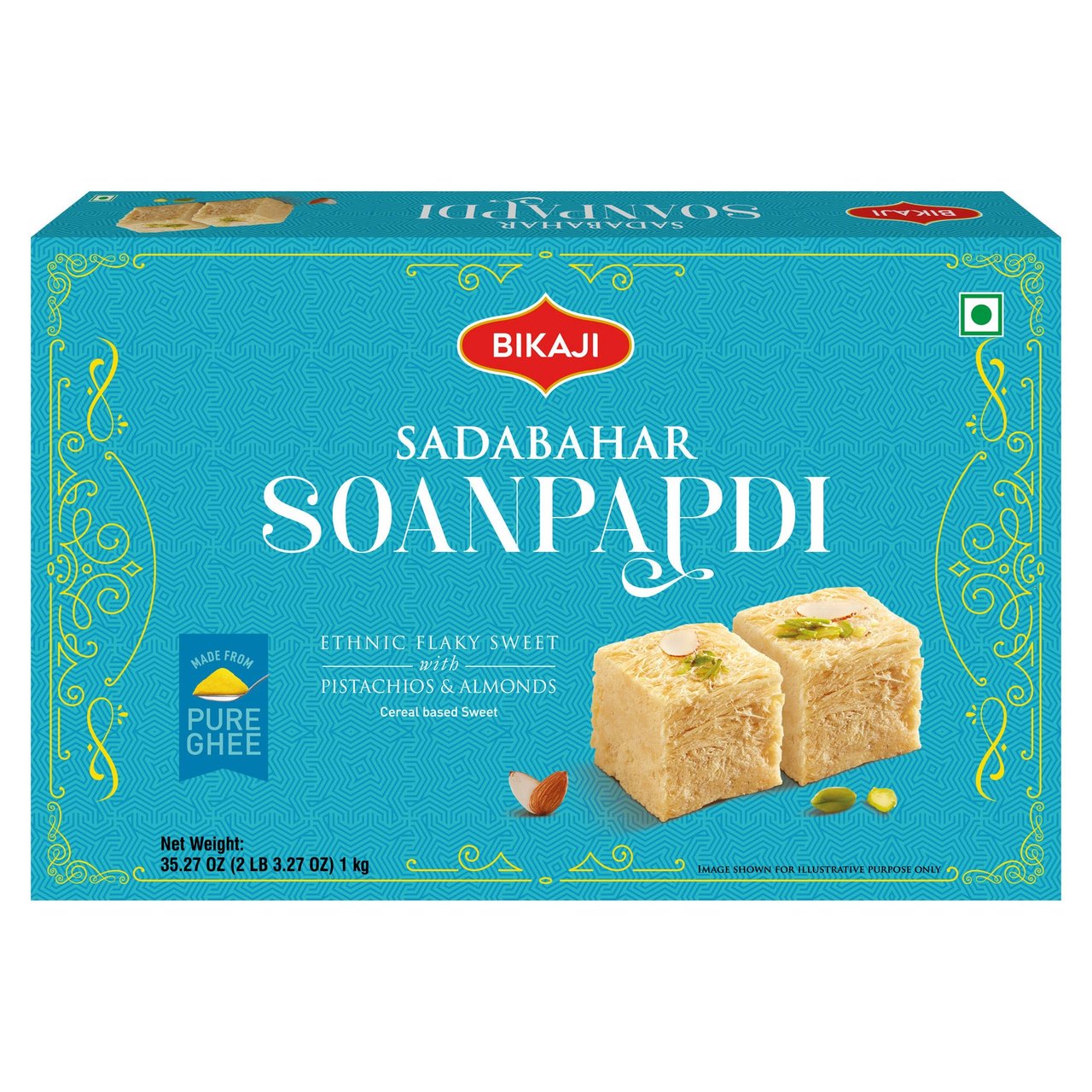 Bikaji Sadabahar Soan Papdi 35.27 oz (2.2 lb) - Image 1
