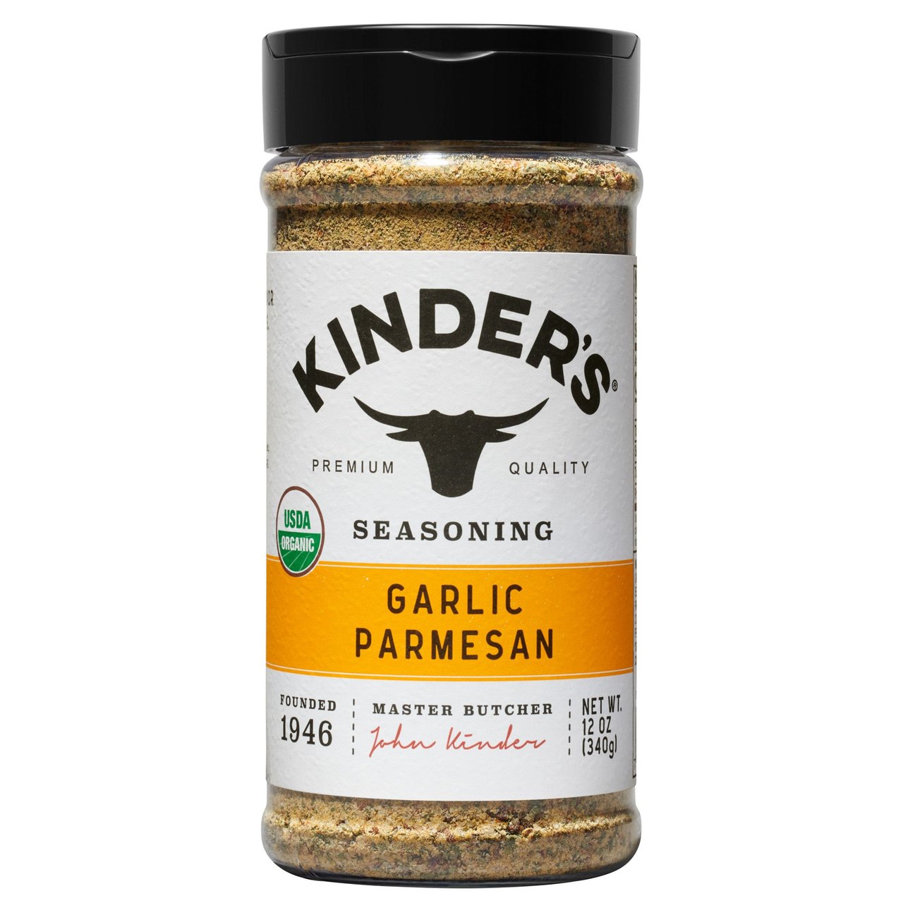 Kinder's Organic Garlic Parmesan Seasoning, 12 oz (0.75 lbs) - Image 1