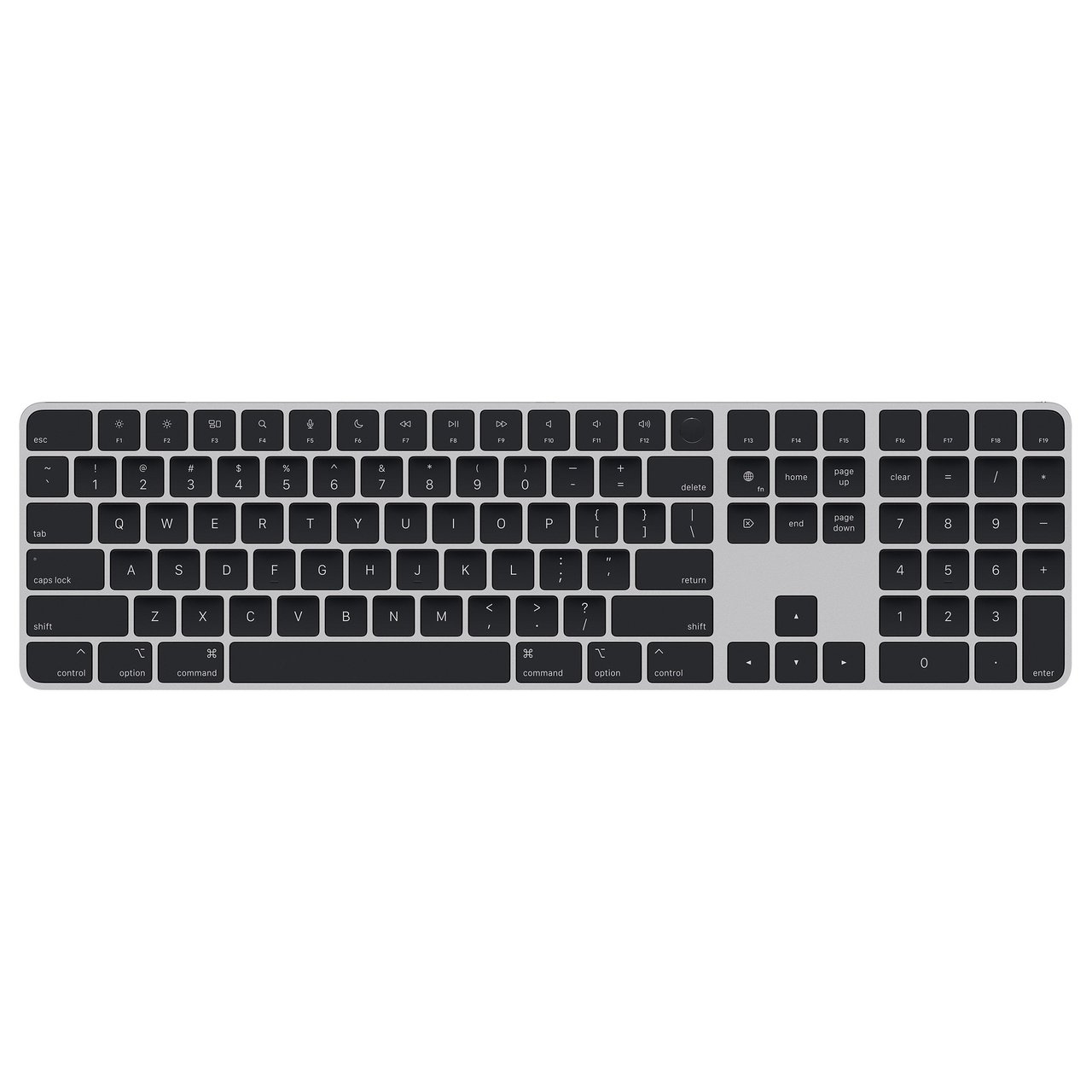 Apple Magic Keyboard with Touch ID and Numeric Keypad (Black Keys) MMMR3LL/A - Image 1