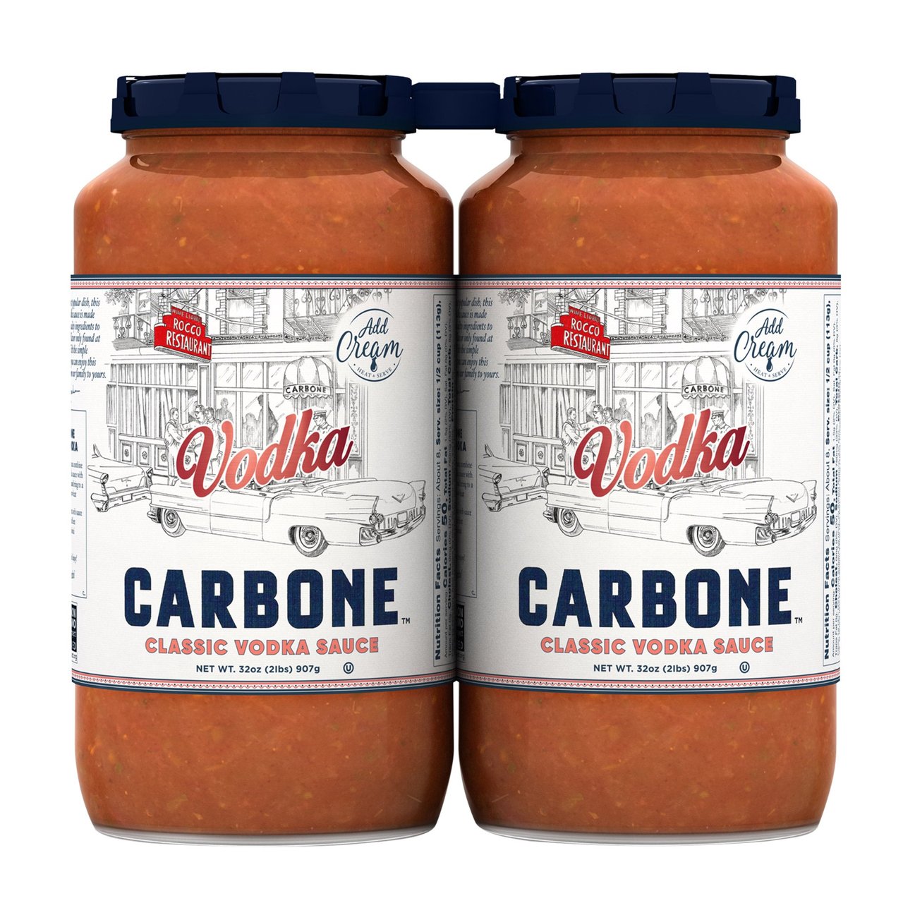 Carbone Fine Foods Vodka Sauce 2 / 32 oz (4 lbs) - Image 1