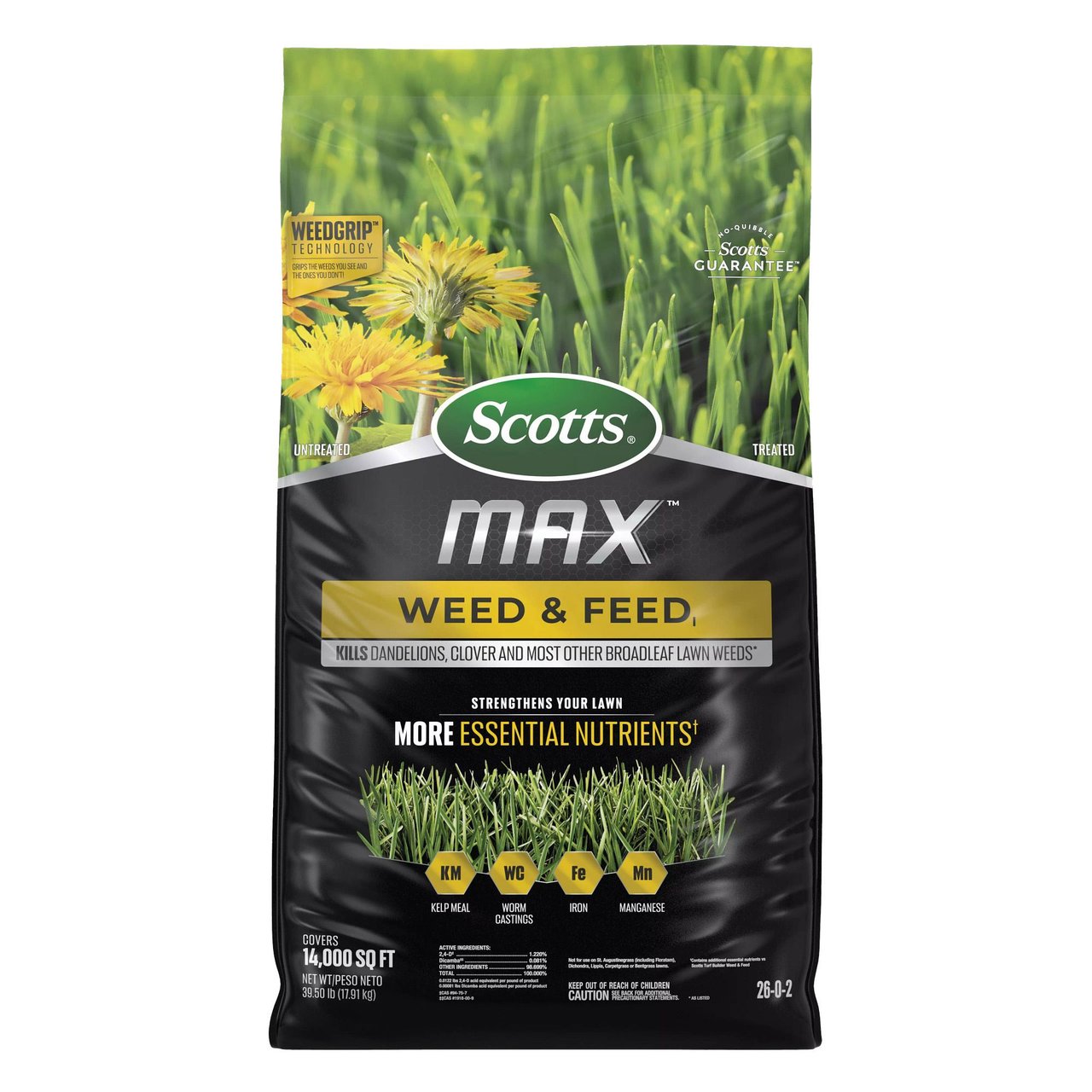 Scotts MAX Weed & Feed 14,000 Sq. Ft. - Image 1