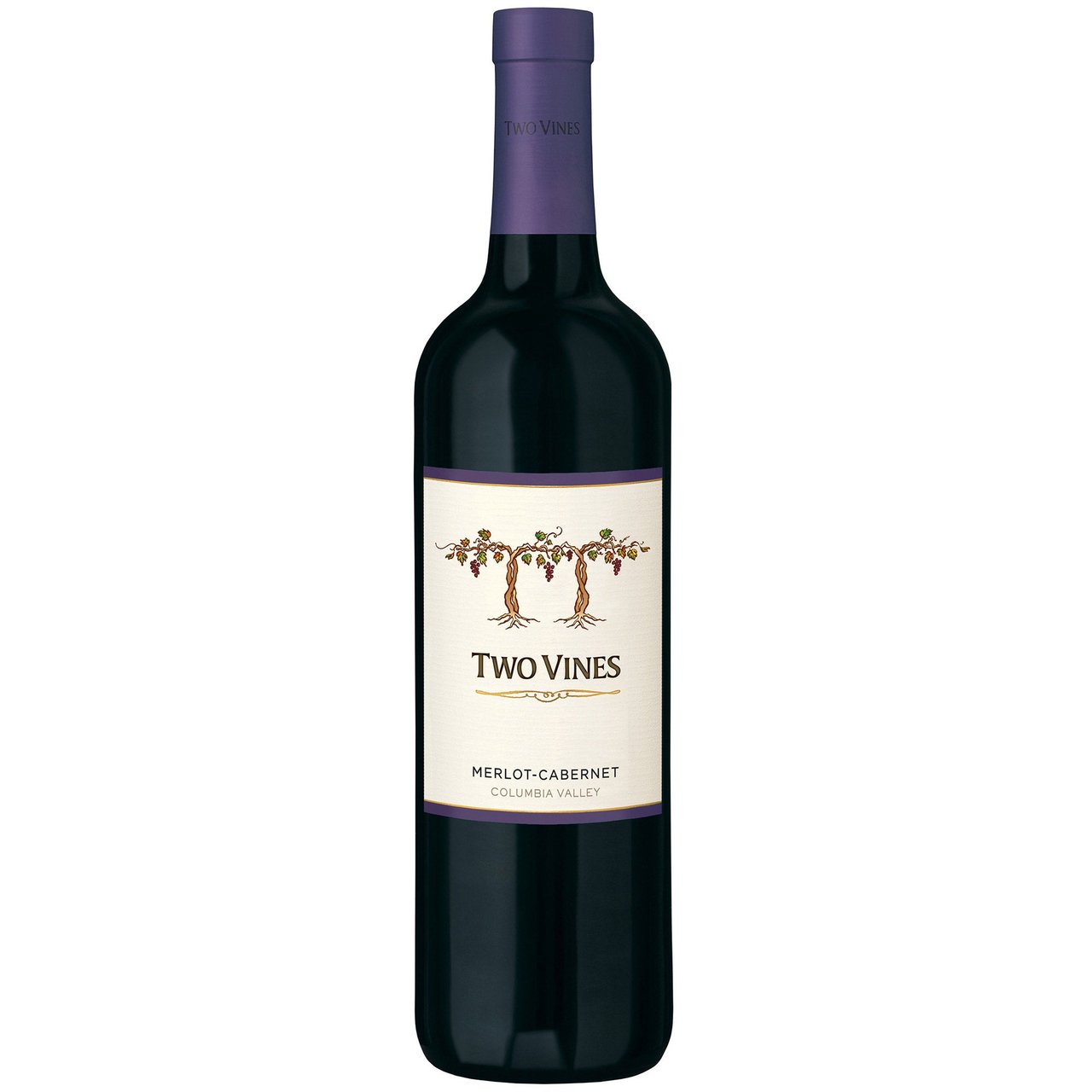 Two Vines Merlot-Cabernet Columbia Valley 750ml - Image 1
