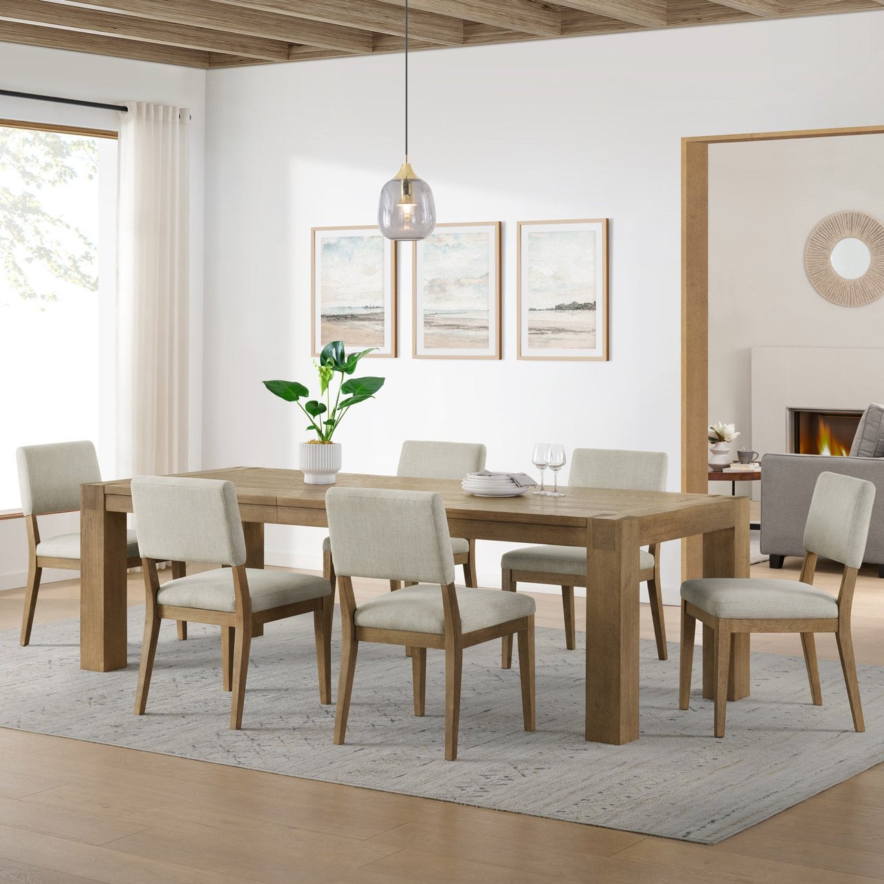 Pike & Main Cowen 7-Piece Dining Set - Image 1