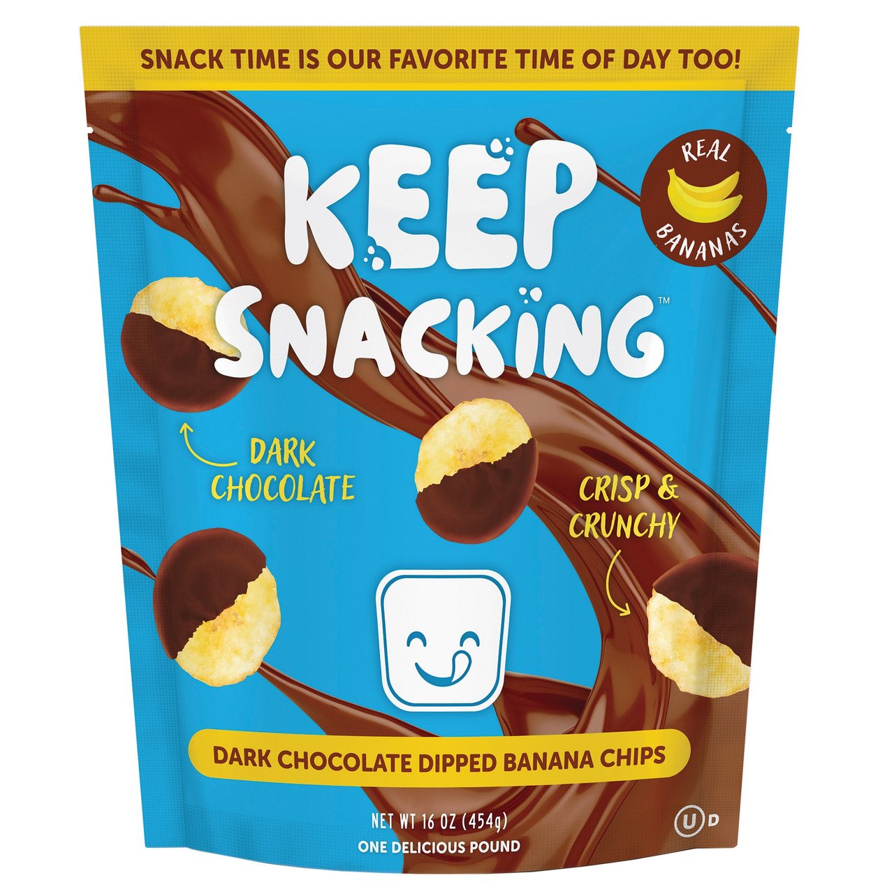 Keep Snacking Chocolate Banana Chips, 16 oz