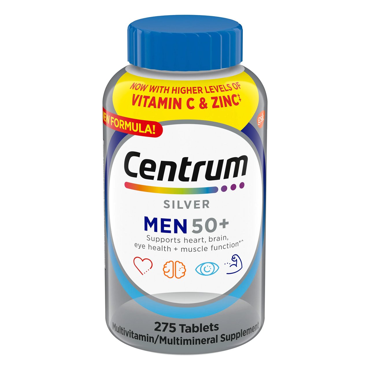 Centrum Silver Men 50+ 275 Tablets - Image 1