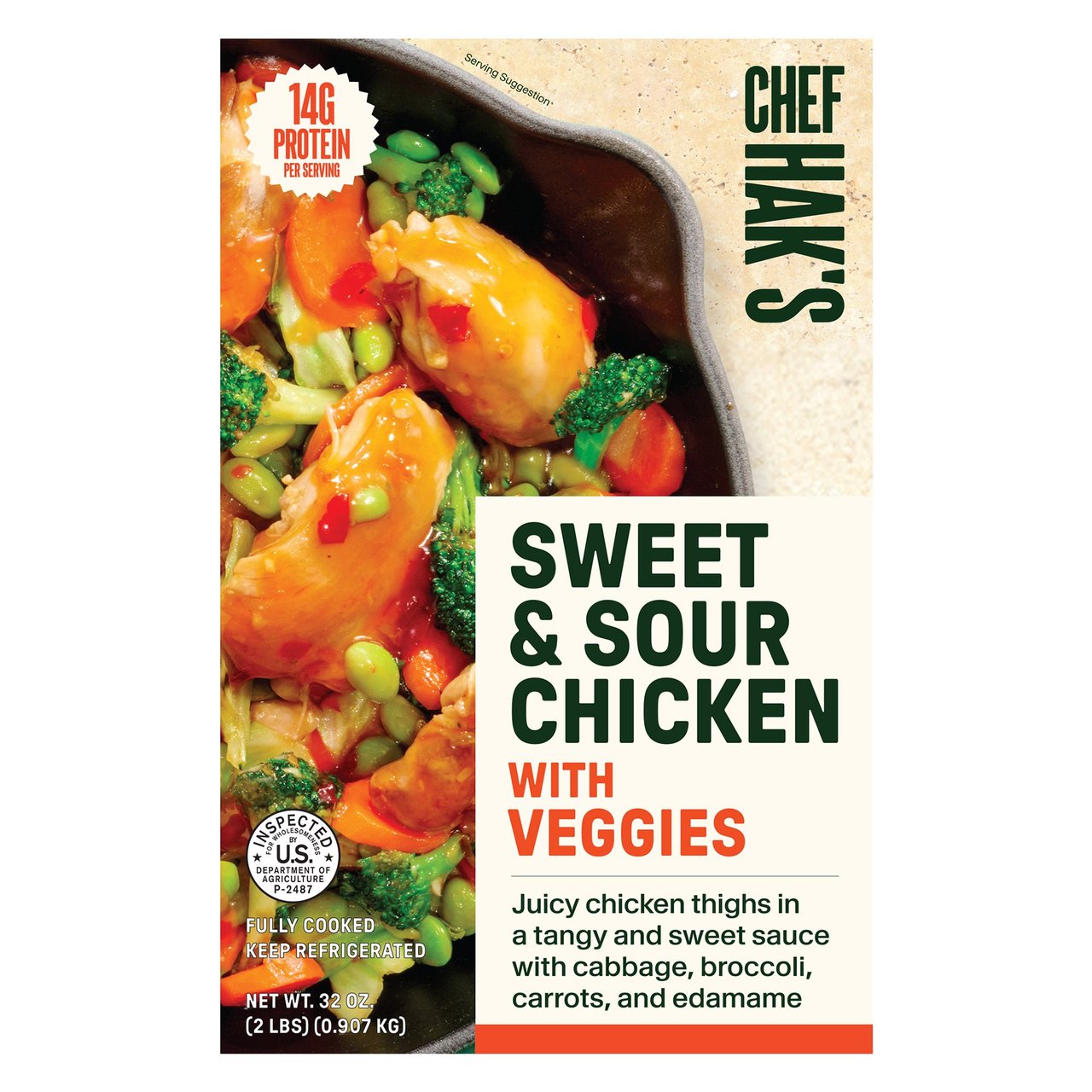 Chef Hak's Sweet and Sour Chicken 32 oz - Image 1