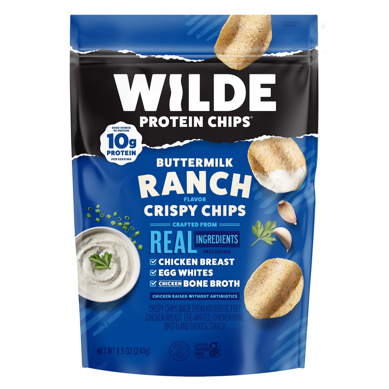 WILDE PROTEIN CHIPS RANCH 8.5 OZ - Image 1