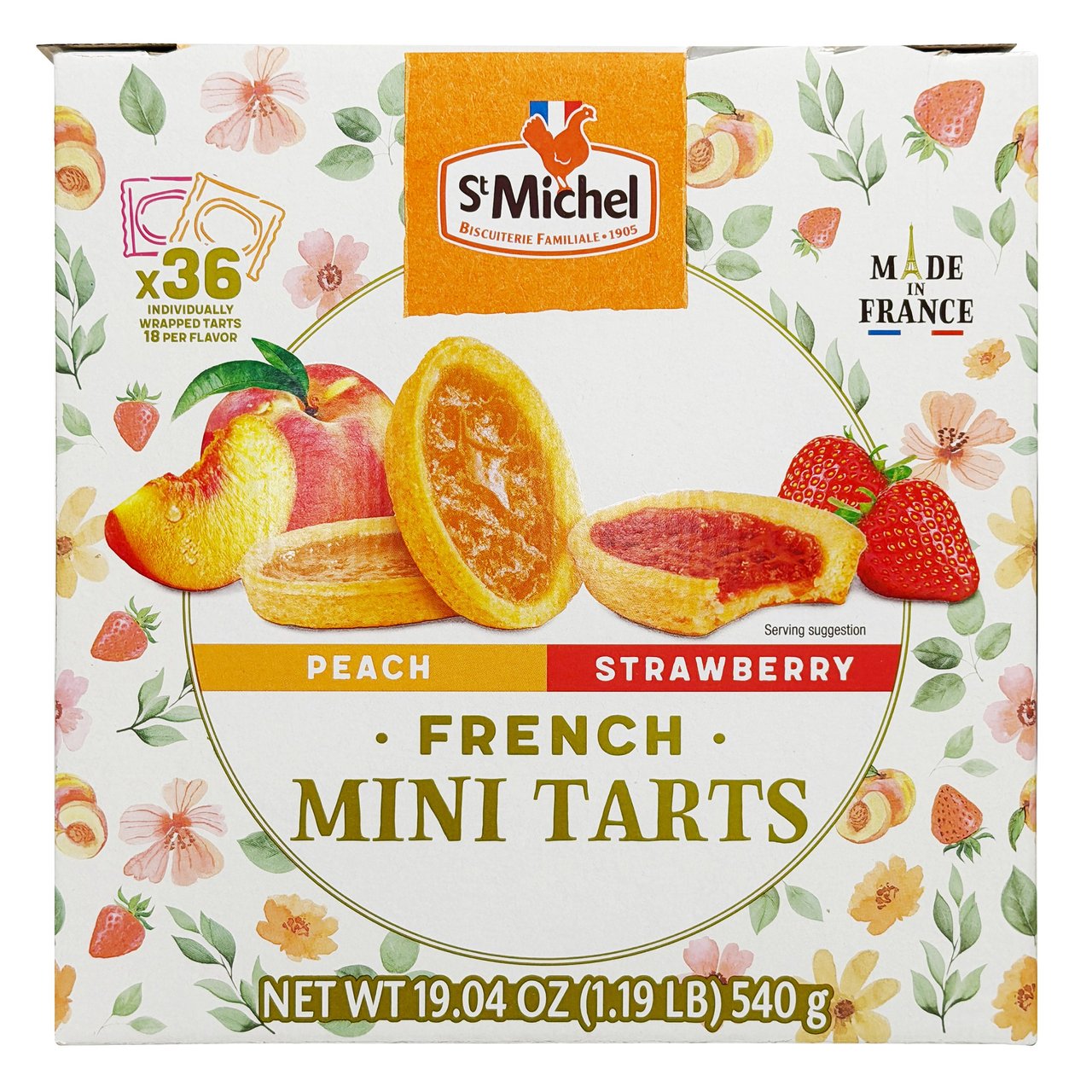 St Michel French Mini Tarts 19.05 oz (1.19 lbs) - Image 1