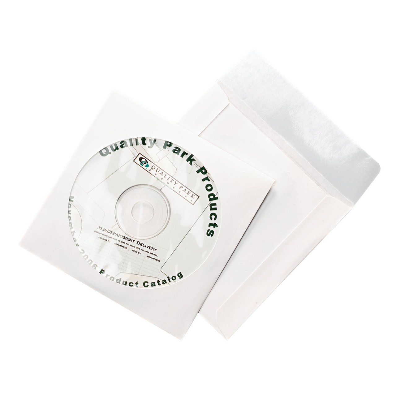 Quality Park Tech-No-Tear CD/DVD Sleeves, 100-Count (QUA77203) - Image 1