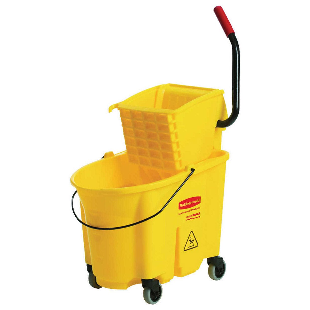 Rubbermaid Commercial WaveBrake Mop Bucket & Wringer 26 QT - Image 1