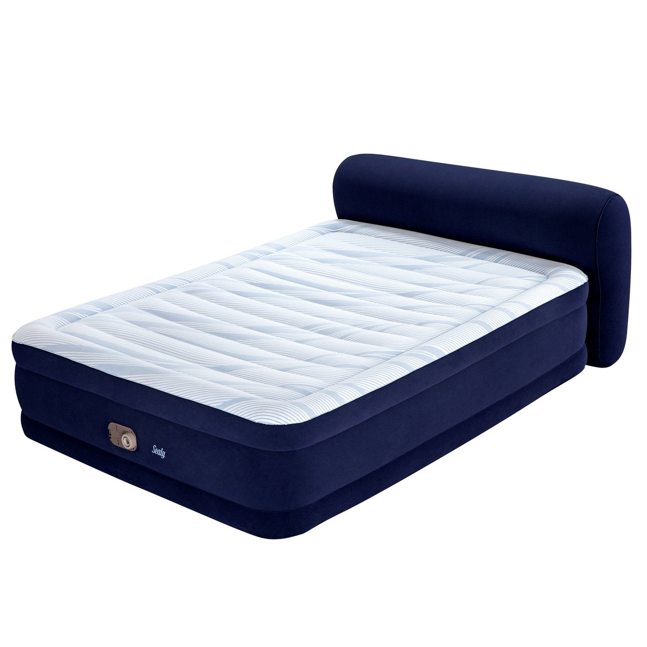 Sealy Queen Airbed with Headboard - Image 1