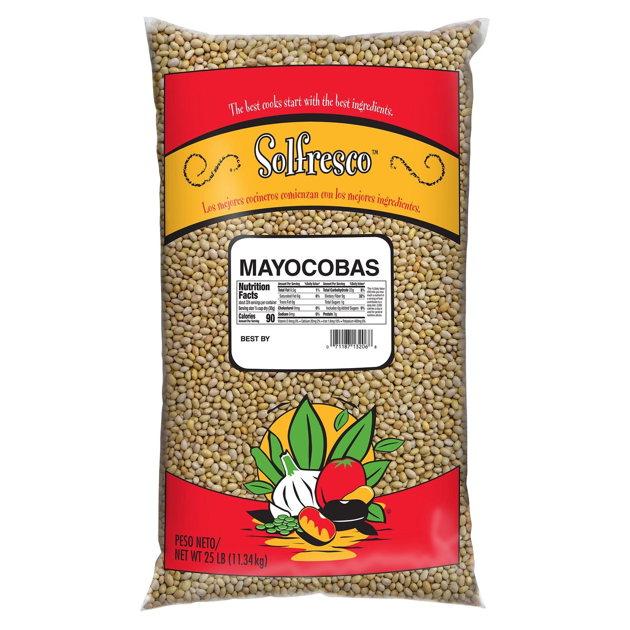 Trinidad Benham Triple Cleaned Mayocoba Beans, 25 lb - Image 1