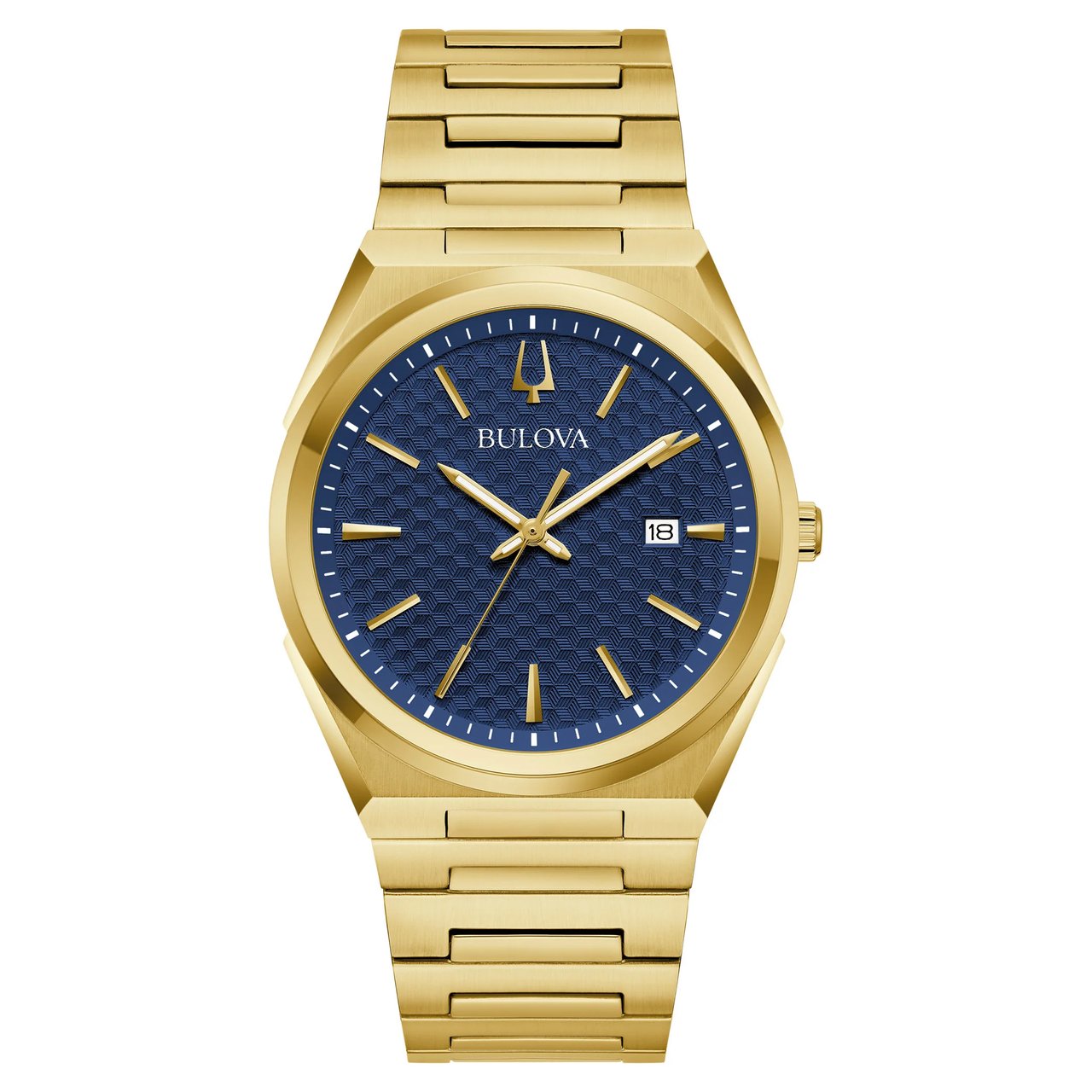 Bulova Classic Gold Stainless Steel Quartz Men's Watch - Image 1