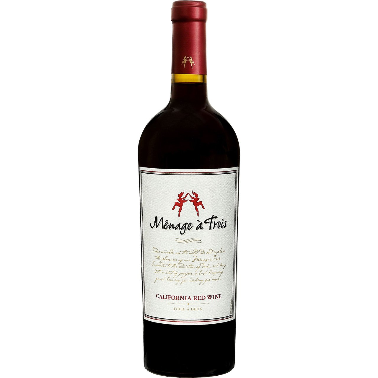 Folie à Deux Ménage à Trois California Red Wine 750ml - Image 1
