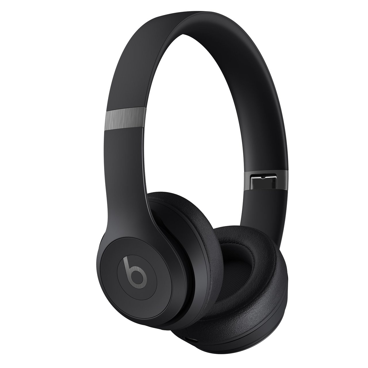 Beats Solo 4 Wireless Matte Black Headphones with AppleCare+ Included - Image 1