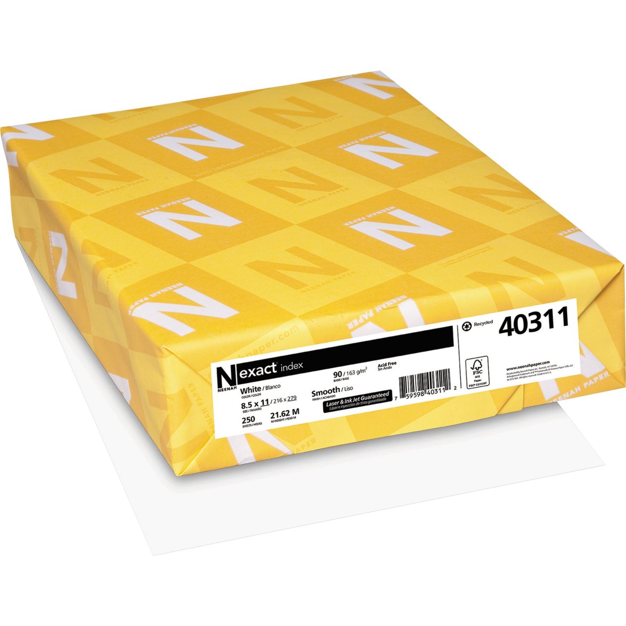 Wausau Exact Index Card Stock WAU40311 - Image 1
