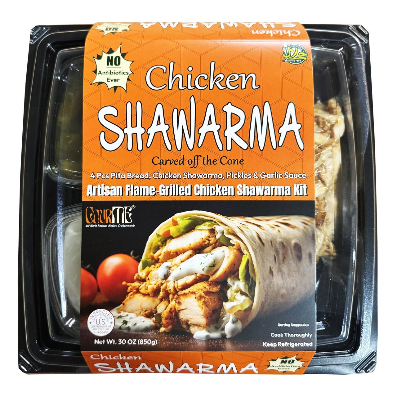 Gourmet ABF Chicken Shawarma Kit 30 oz - Image 1