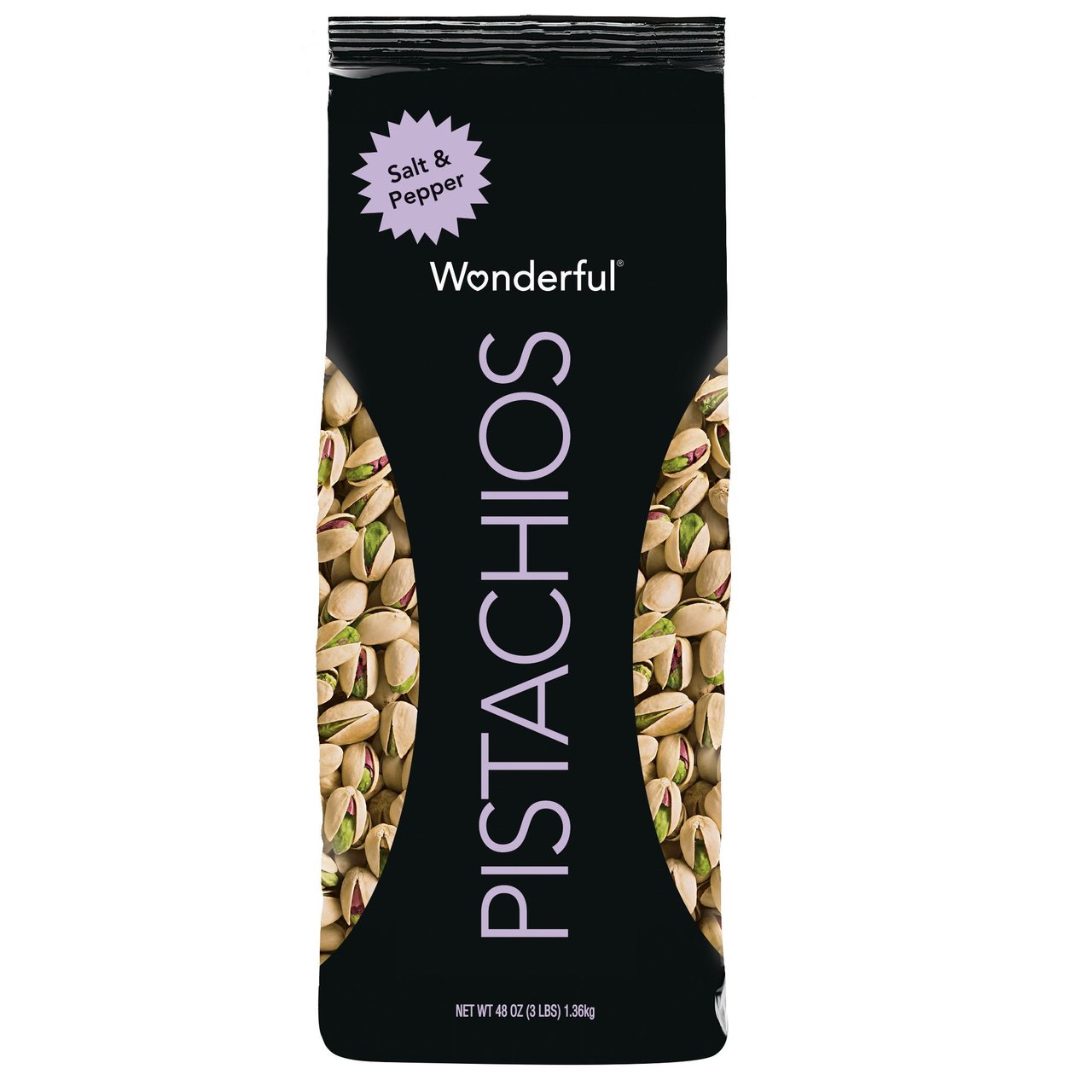 Wonderful Pistachios Salt & Pepper 3 lbs - Image 1
