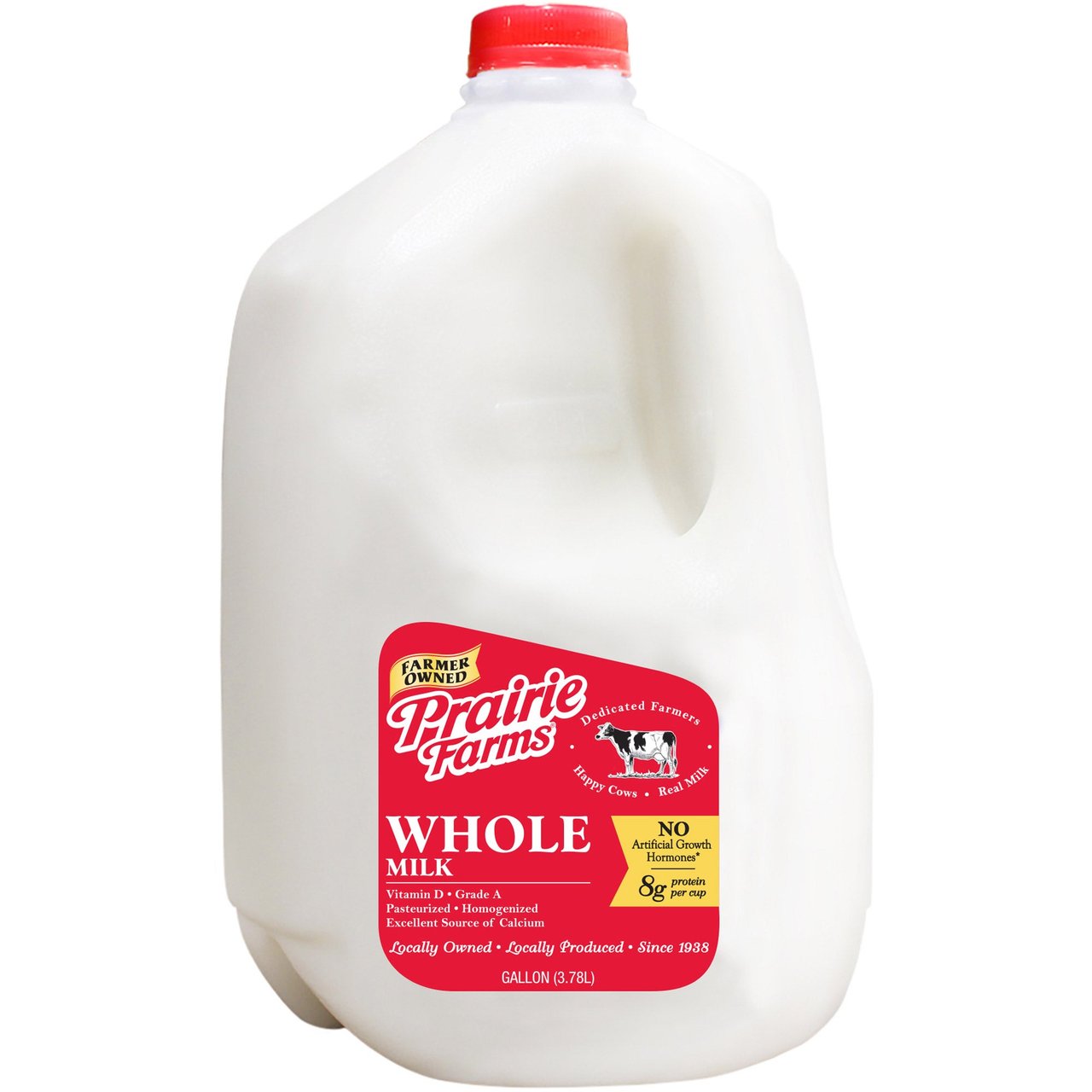 Prairie Farms Whole Milk 1 Gallon - Image 1