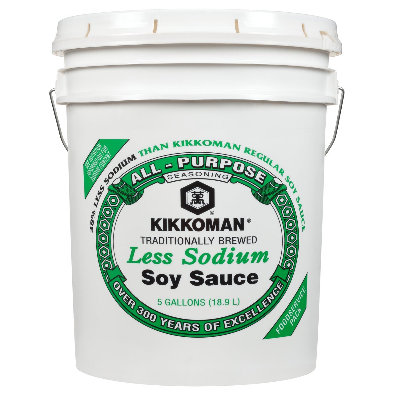 Kikkoman Low Sodium Soy Sauce 5 Gallon