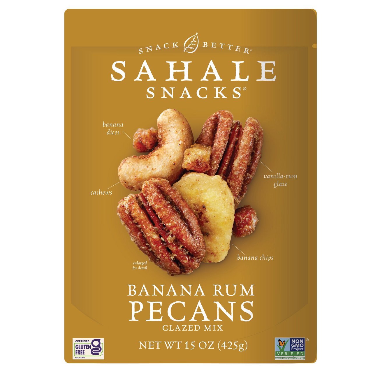 Sahale Snacks Banana Rum Pecans Mix 15 oz - Image 1