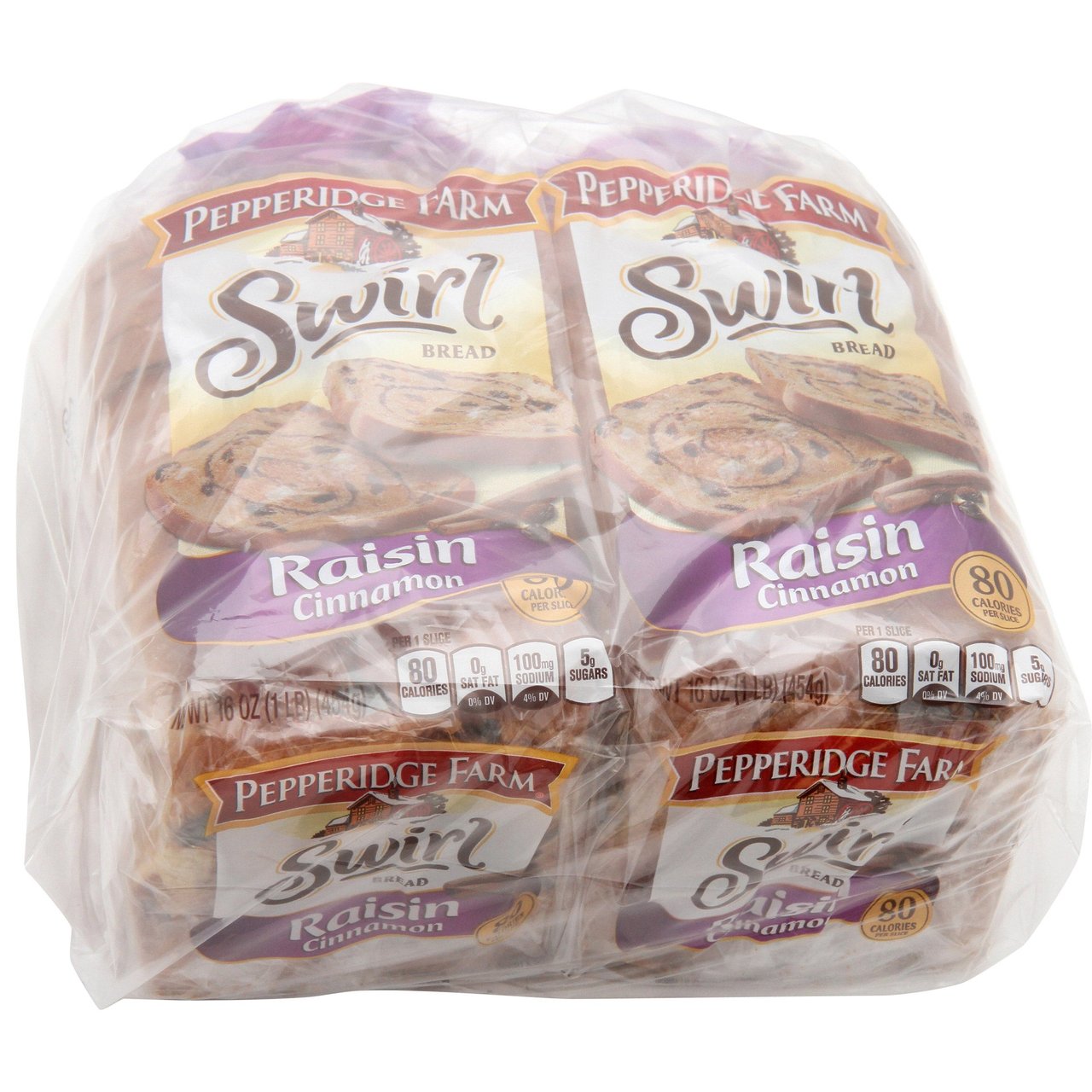 Pepperidge Farm Swirl Raisin Cinnamon Bread 2/16 oz (2 lbs)
