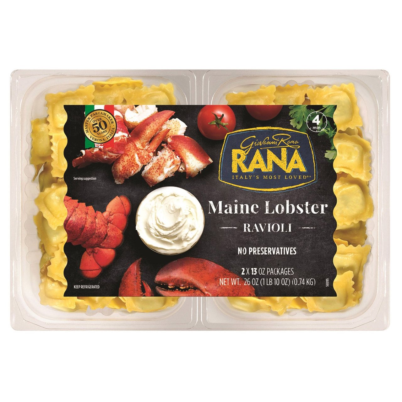 Rana Maine Lobster Ravioli 2 Pack 13 Ounces Each - Image 1