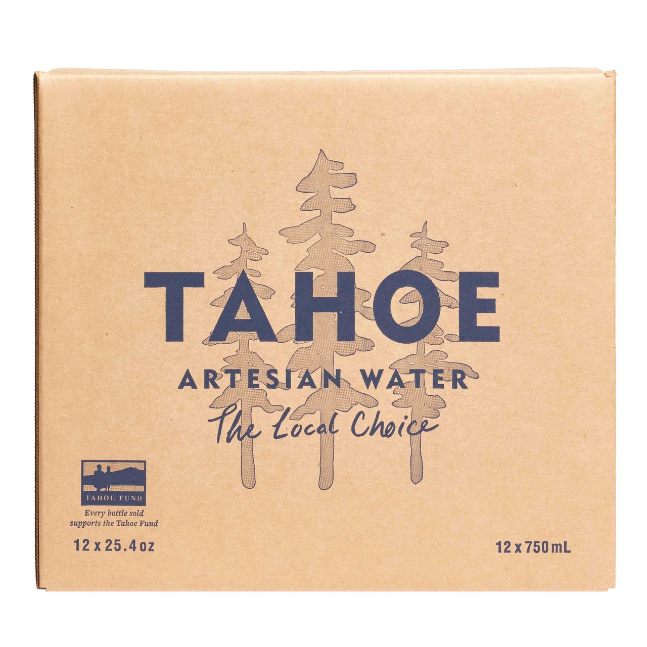 Tahoe Artesian Still Water, 25.36 fl oz, 12-Pack - Image 1