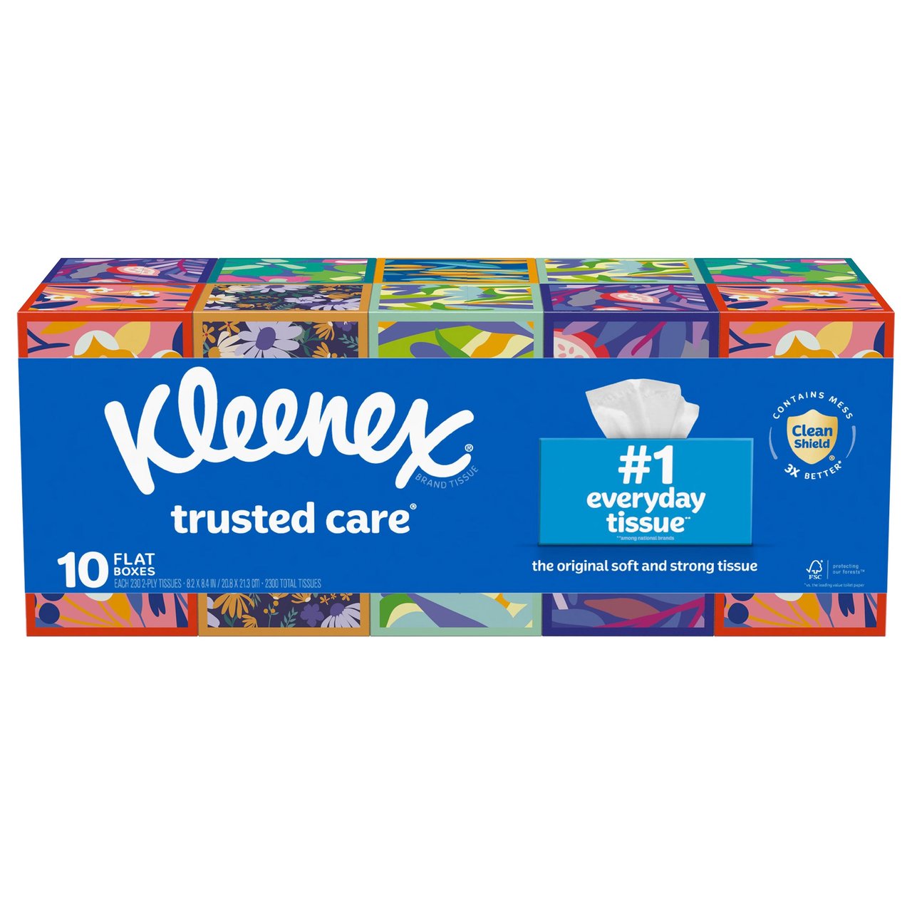 Kleenex Trusted Care Flat Pack 2-Ply 10/230CT - Image 1