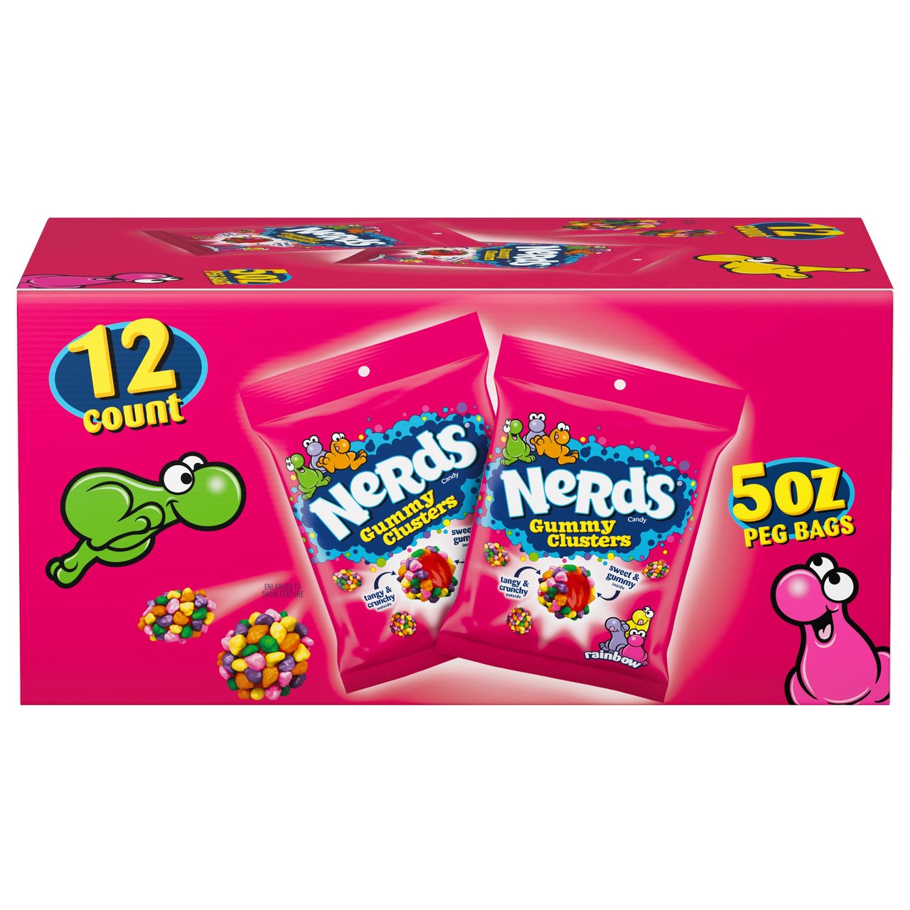 Nerds Gummy Clusters Rainbow 12/5 oz - Image 1