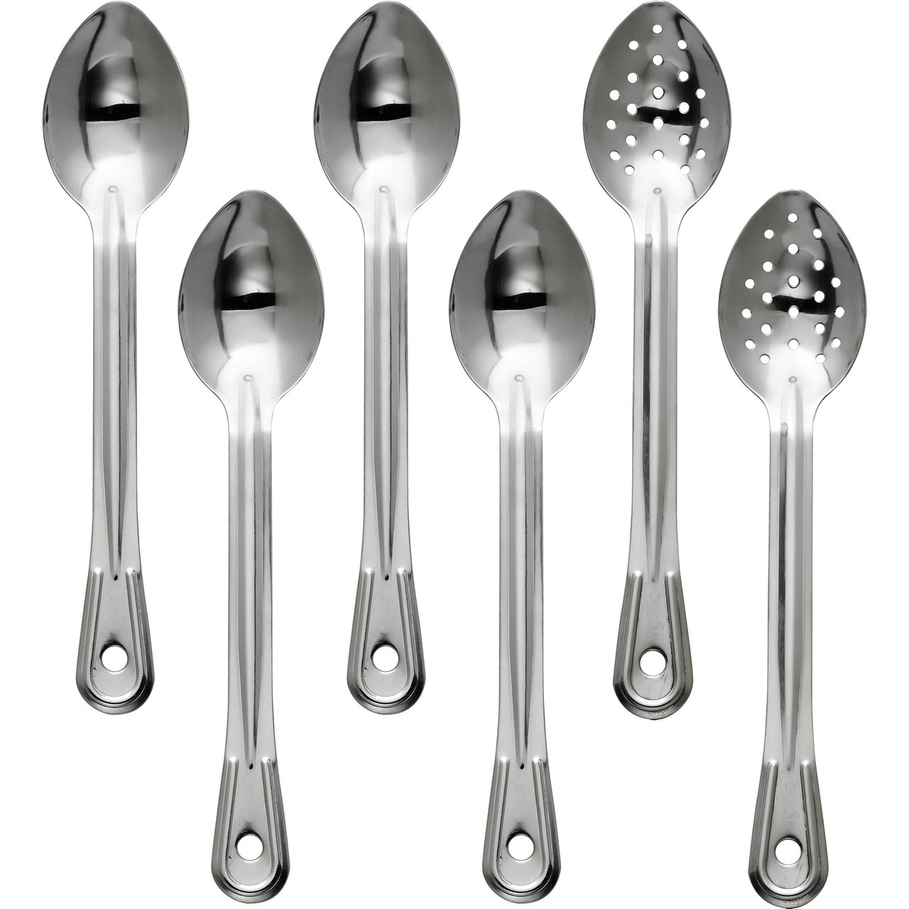 Tramontina 6-Pack Serving Spoons, 18/0 Stainless Steel, NSF Certified - Image 1