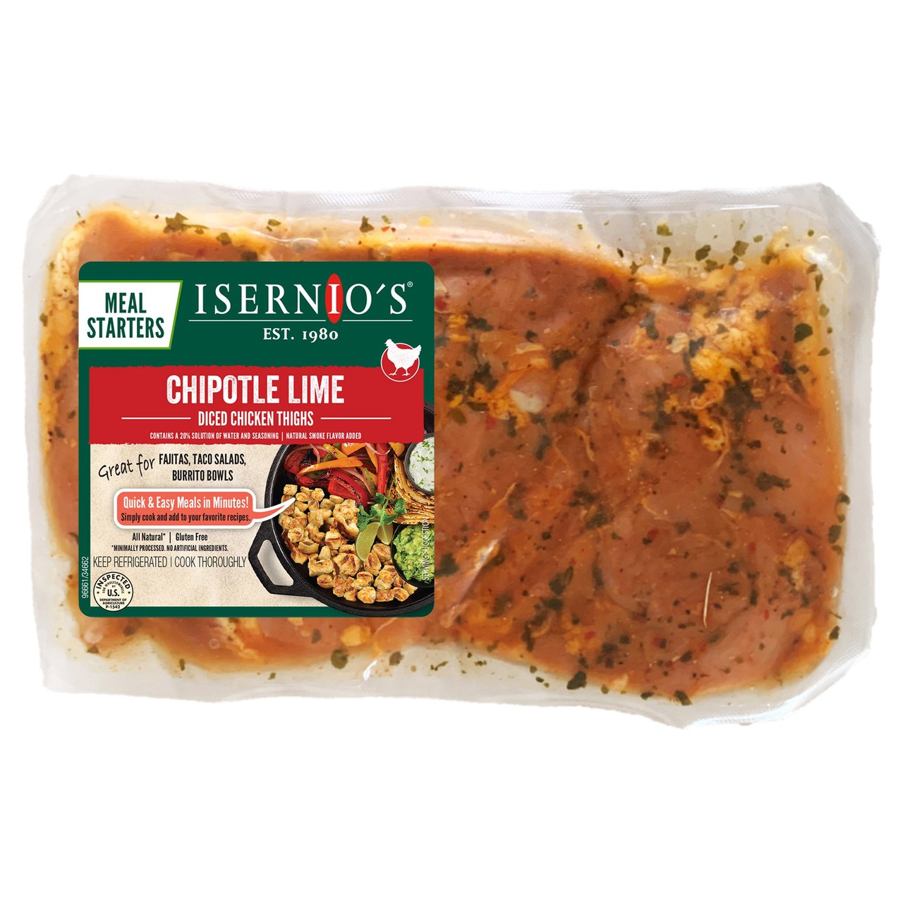 ISERNIOS CHIPOTLE LIME CHICKEN PRICE PER POUND - Image 1