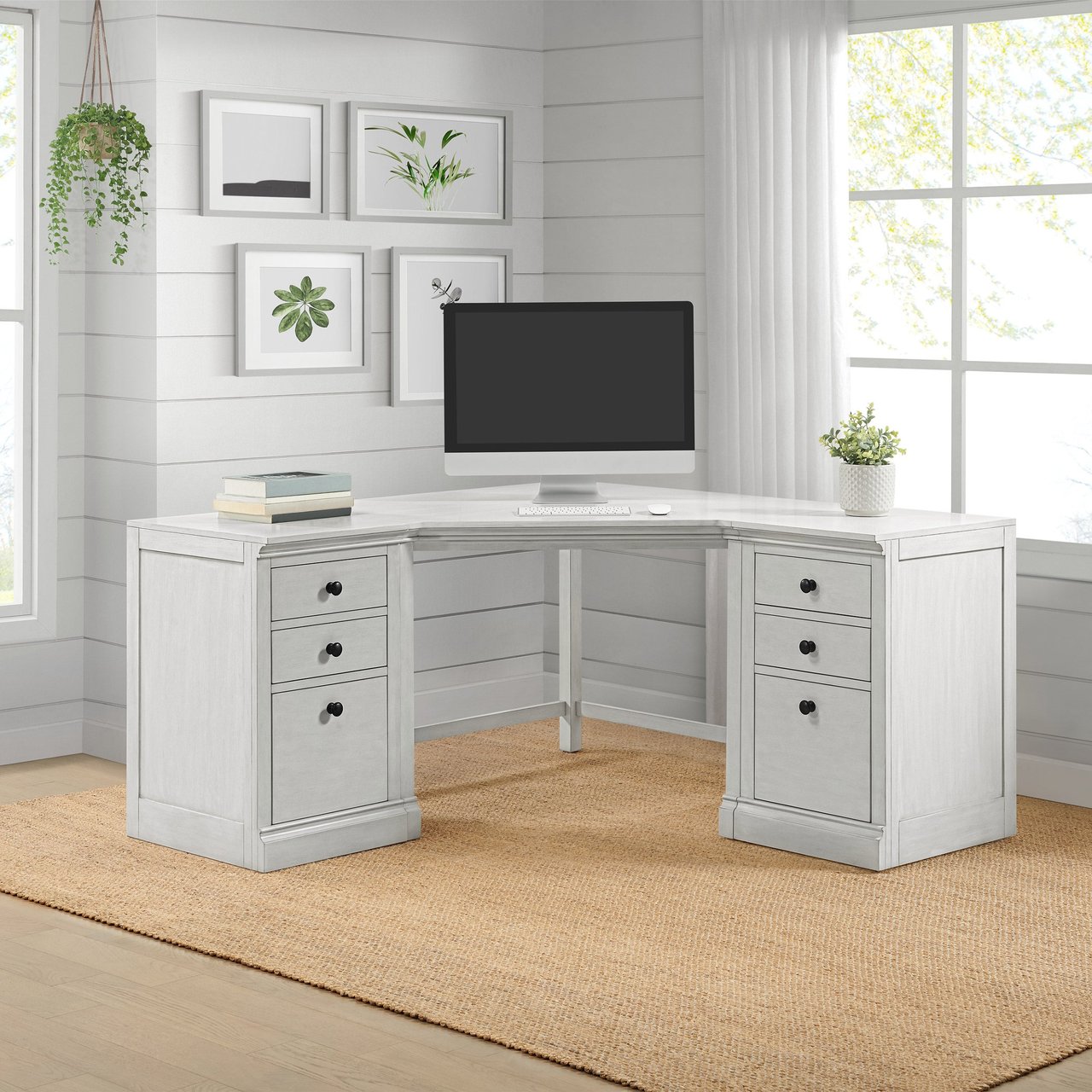 Thomasville 60" 3-Piece Modular Corner Desk - Image 1