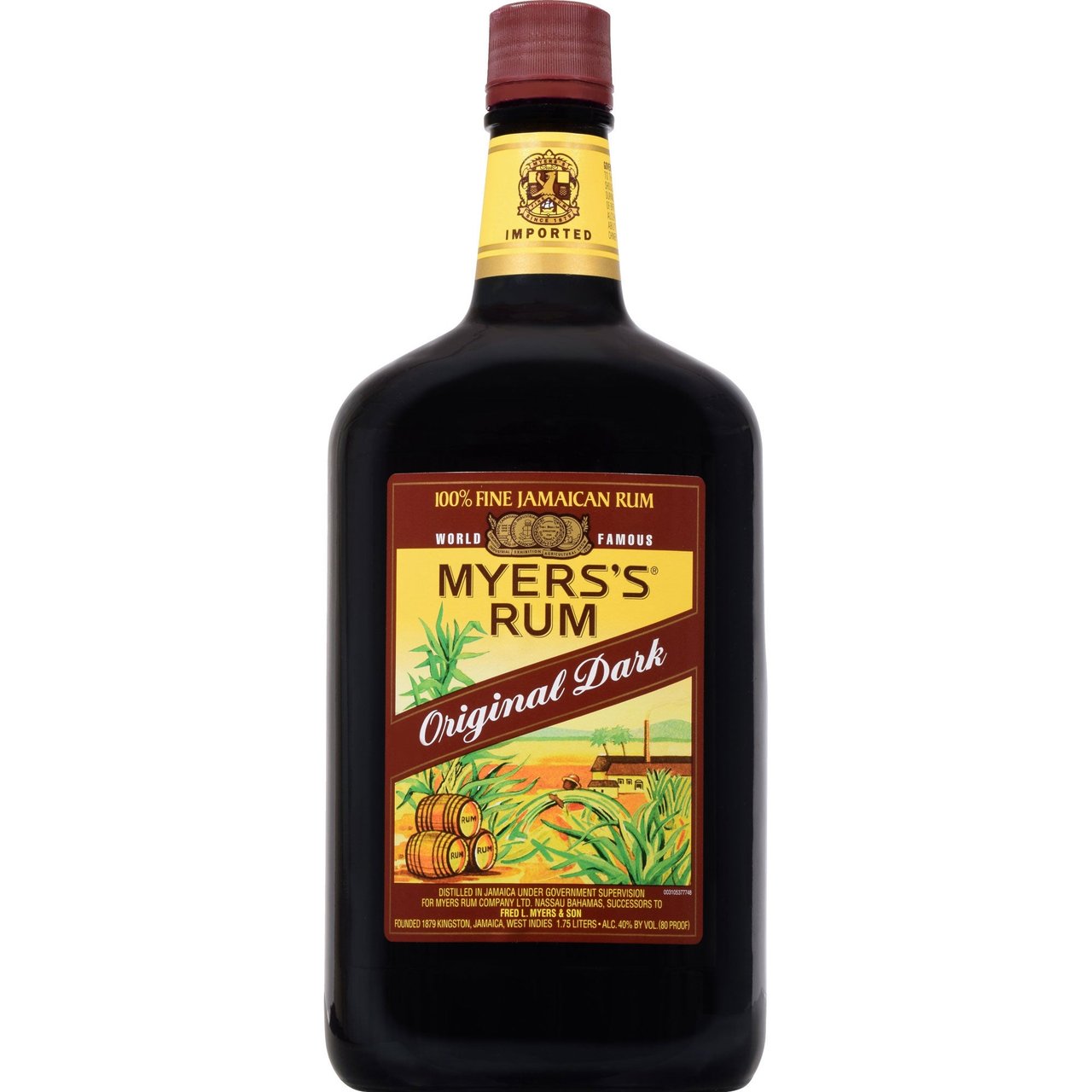 Myers's Original Dark Rum Jamaica 1.75L - Image 1