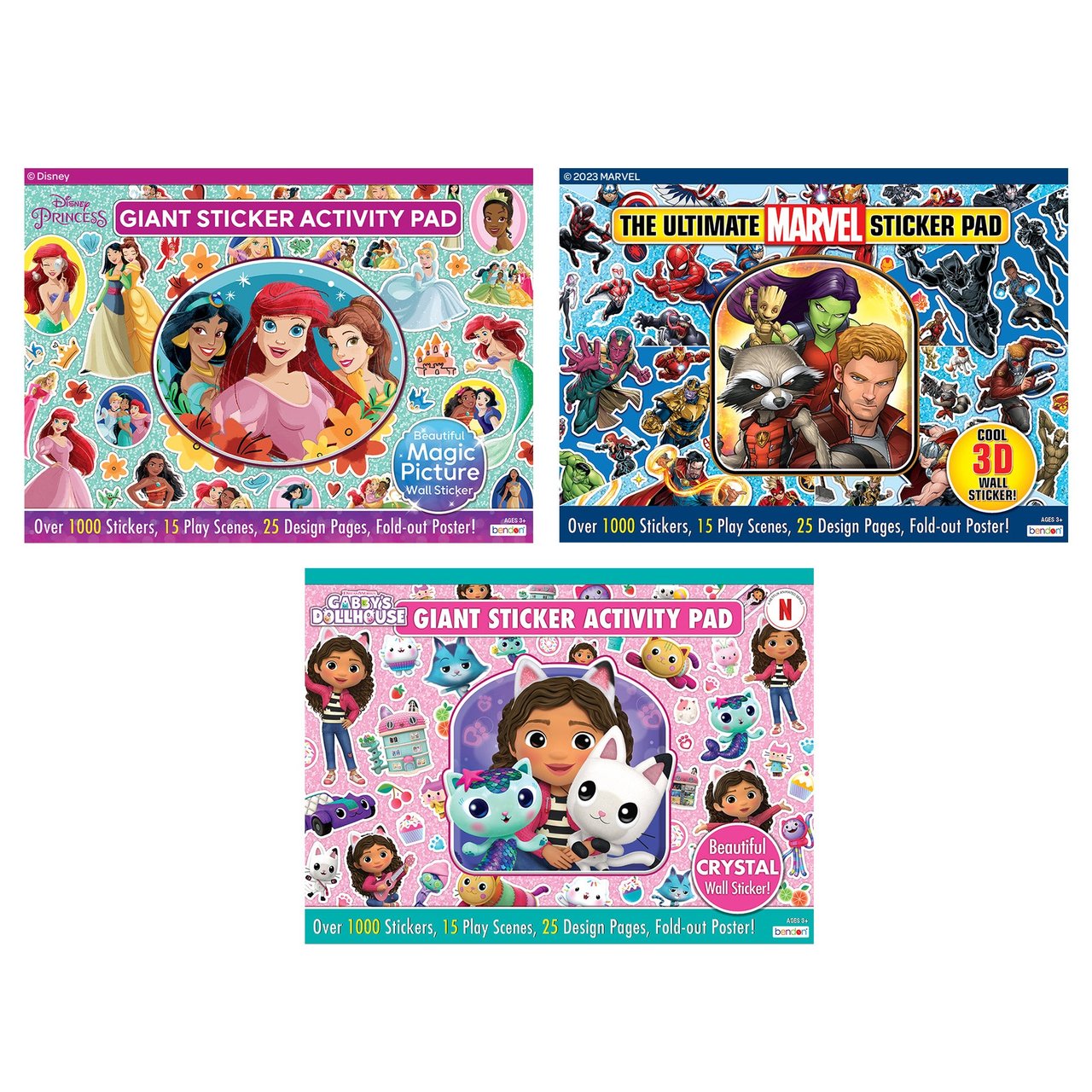 Giant Sticker Pad Assortment (3+ Years)