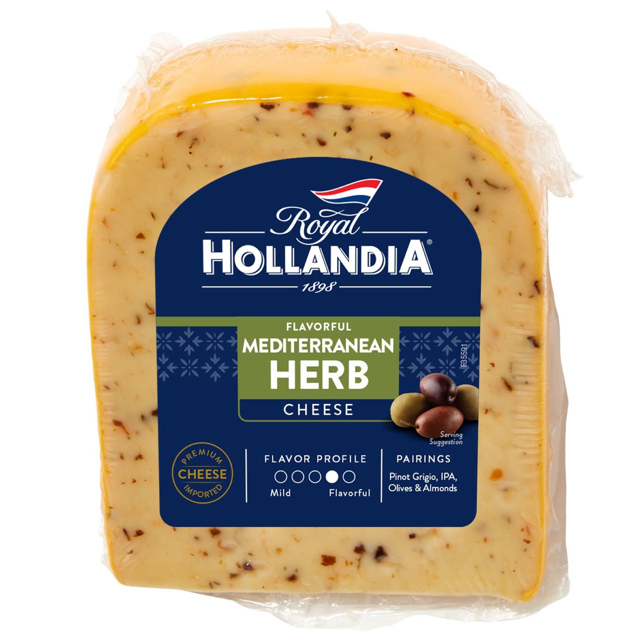 Royal Hollandia Mediterranean Herb Cheese, Price Per Pound - Image 1