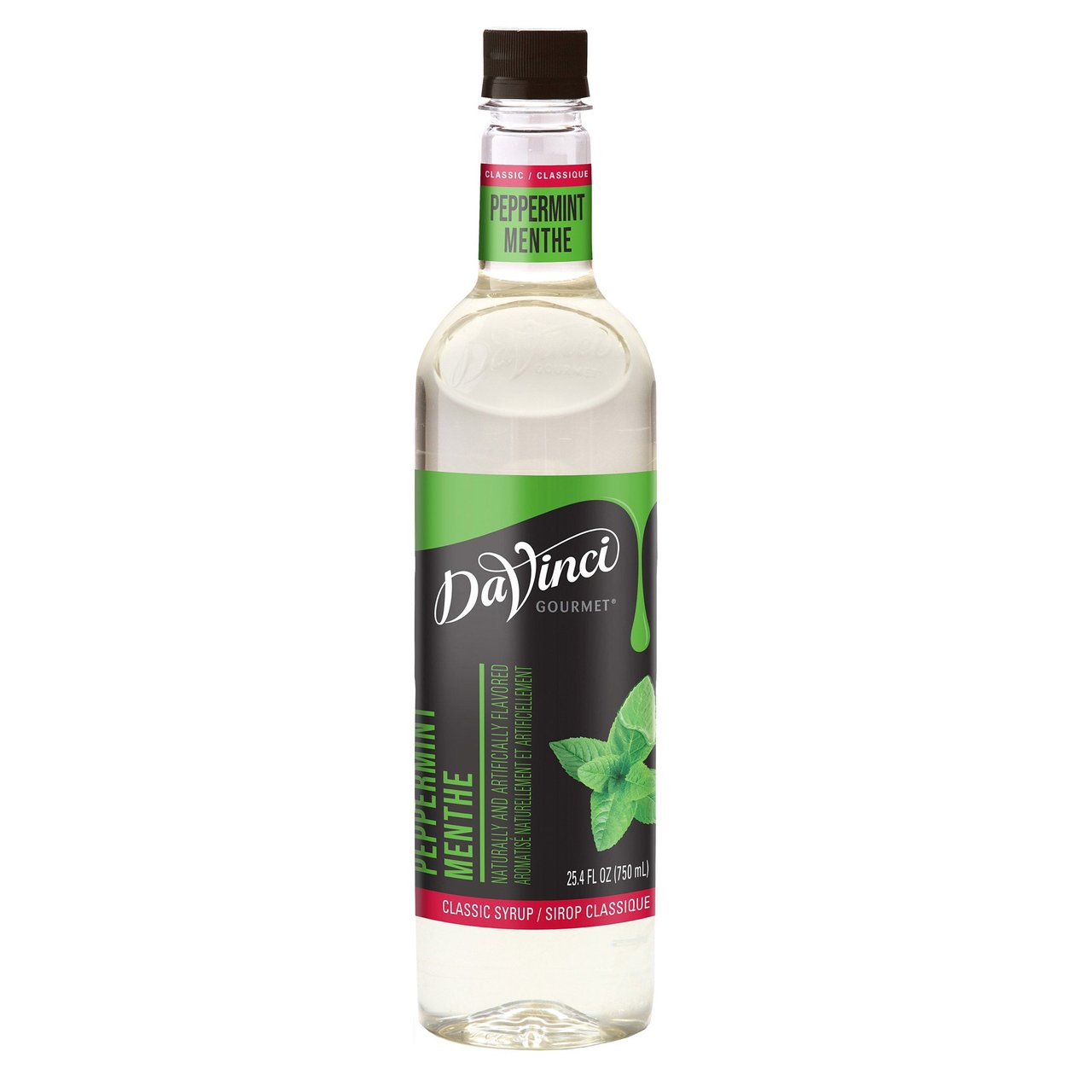 DaVinci Gourmet Classic Peppermint Syrup 750 mL - Image 1