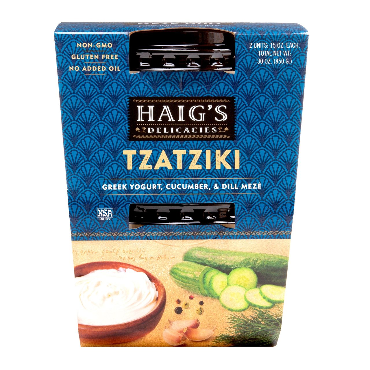 Haig's Tzatziki 2 Pack, 15 Ounces Each