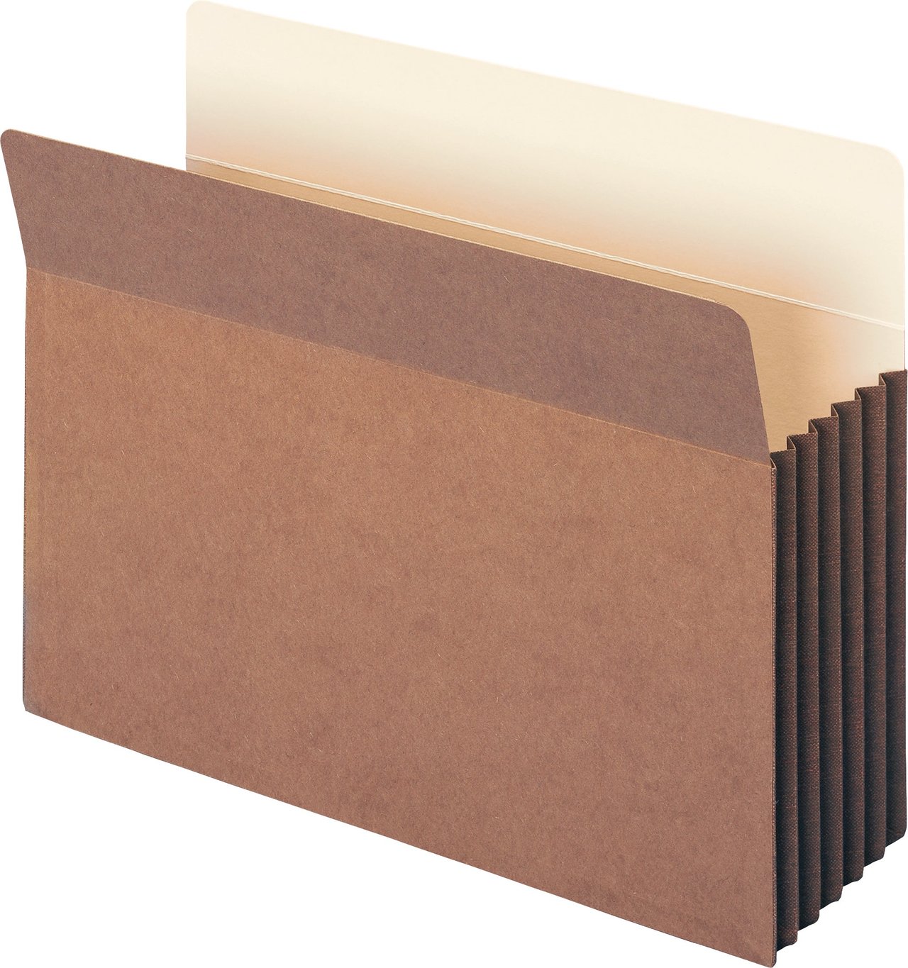Smead TUFF Pocket File Pocket, Straight-Cut Tab, 5.25" Expansion, Letter Size, 10-Count