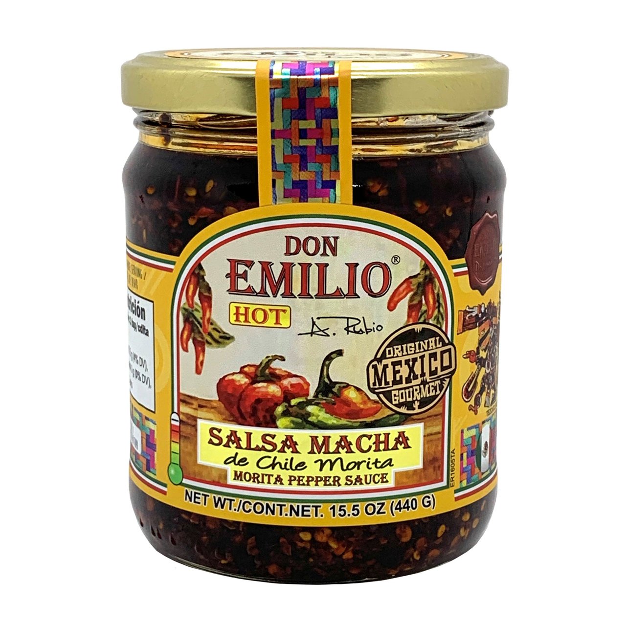 Don Emilio Salsa Macha Chile Morita 15.5 oz