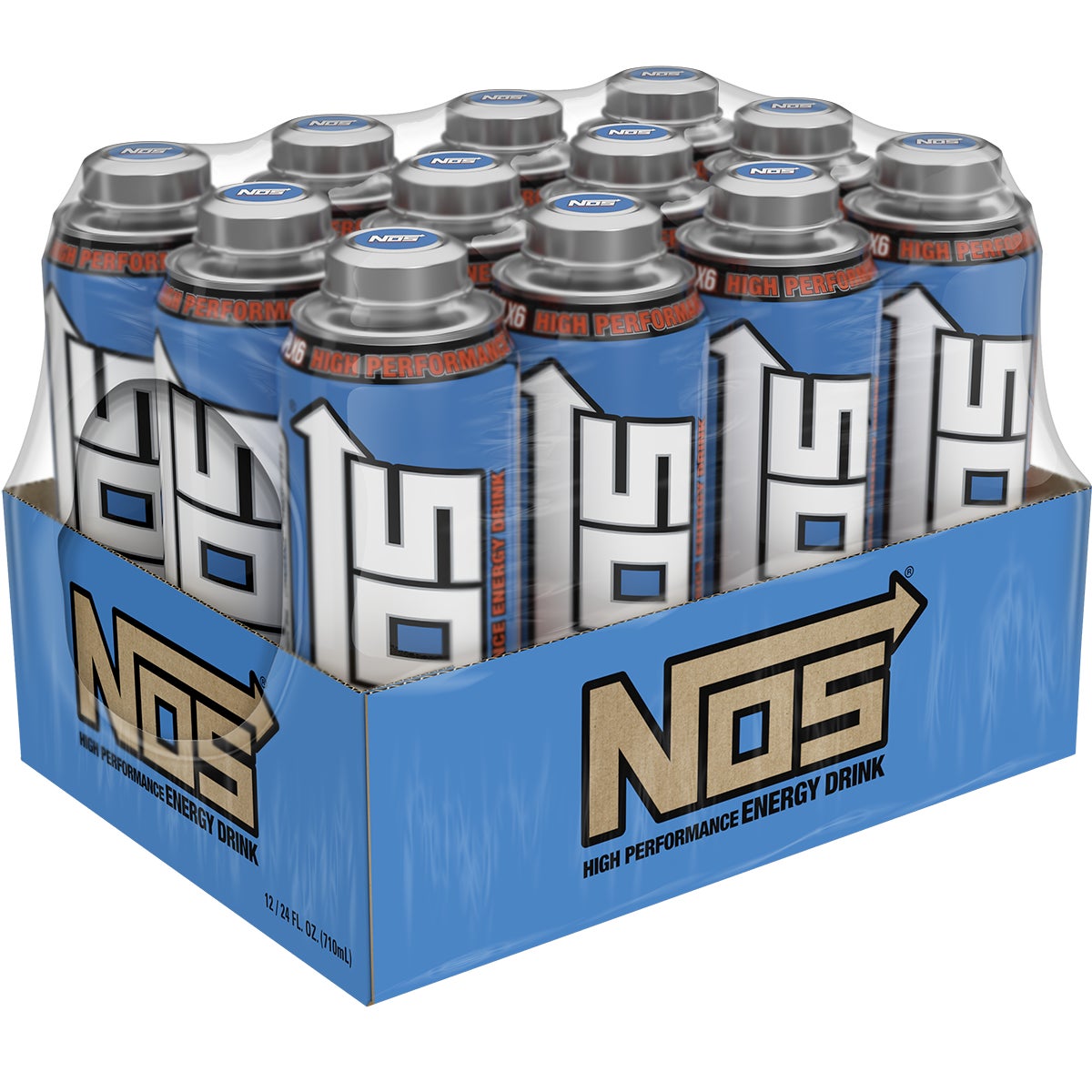 NOS Energy Drink, Original, 24 fl oz, 12 Count - Image 1
