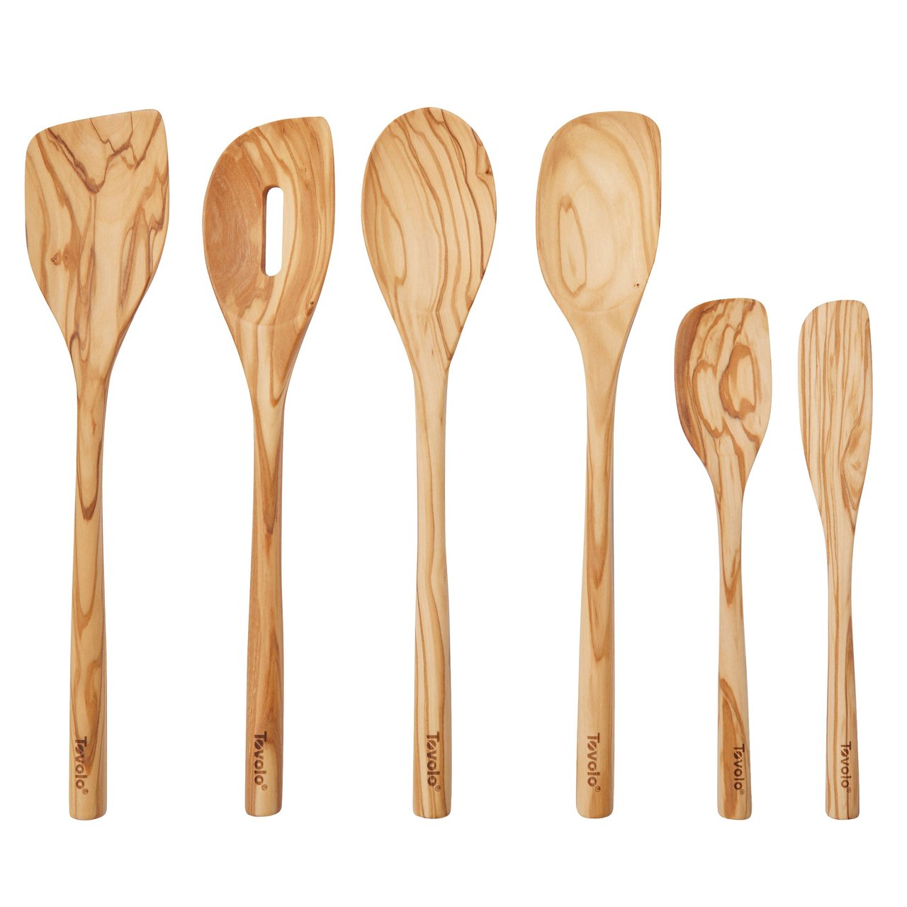 TOVOLO 6 PIECE OLIVEWOOD UTENSIL SET - Image 1