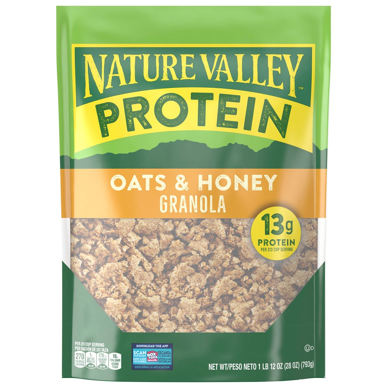Nature Valley Oats & Honey Protein Granola, 28 oz - Image 1