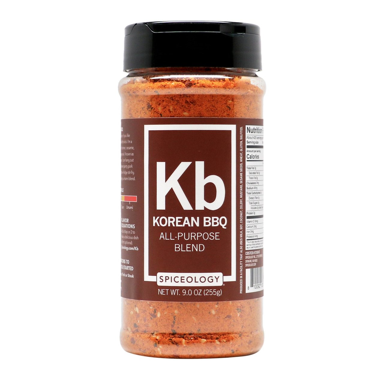 Spiceology Korean BBQ All Purpose Rub 8.5 oz