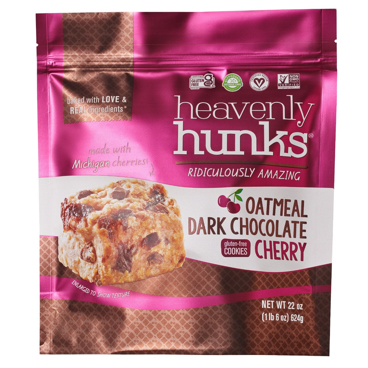 Heavenly Hunks Dark Chocolate Cherry 22 Ounce Bag - Image 1