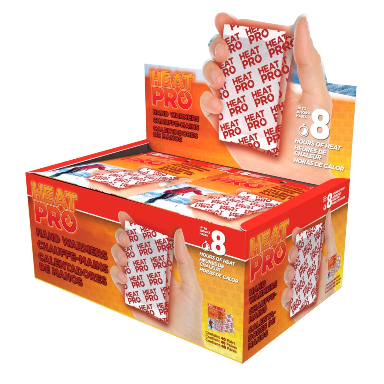 Heat Pro Hand Warmers 40 Count - Image 1