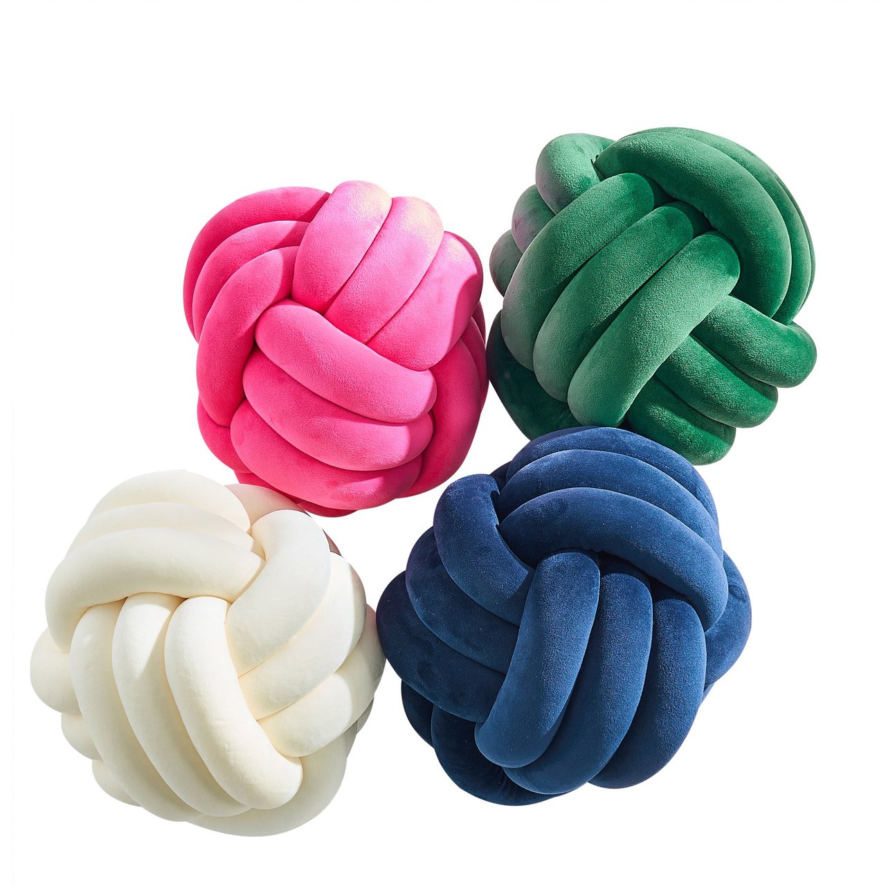 DreamOn 11" Knot Pillow, Assorted Colors - Image 1