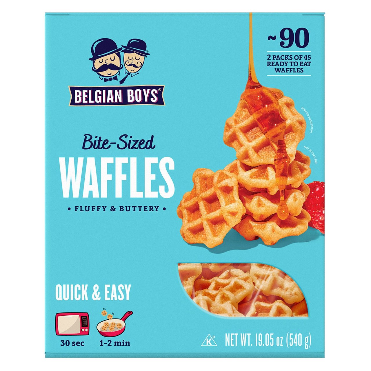 Belgian Boys Mini Waffles 19.05oz (1.19 lbs) - Image 1