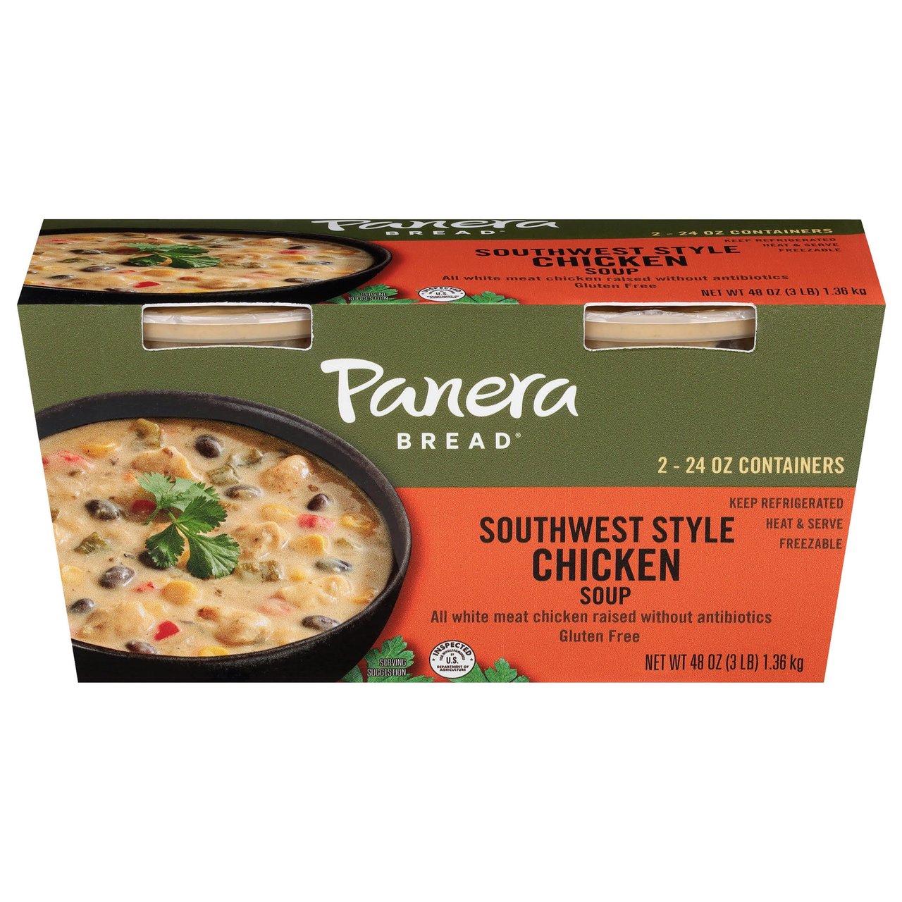Panera Southwest Style Chicken Soup 2 Pack 24 Ounces Each - Image 1