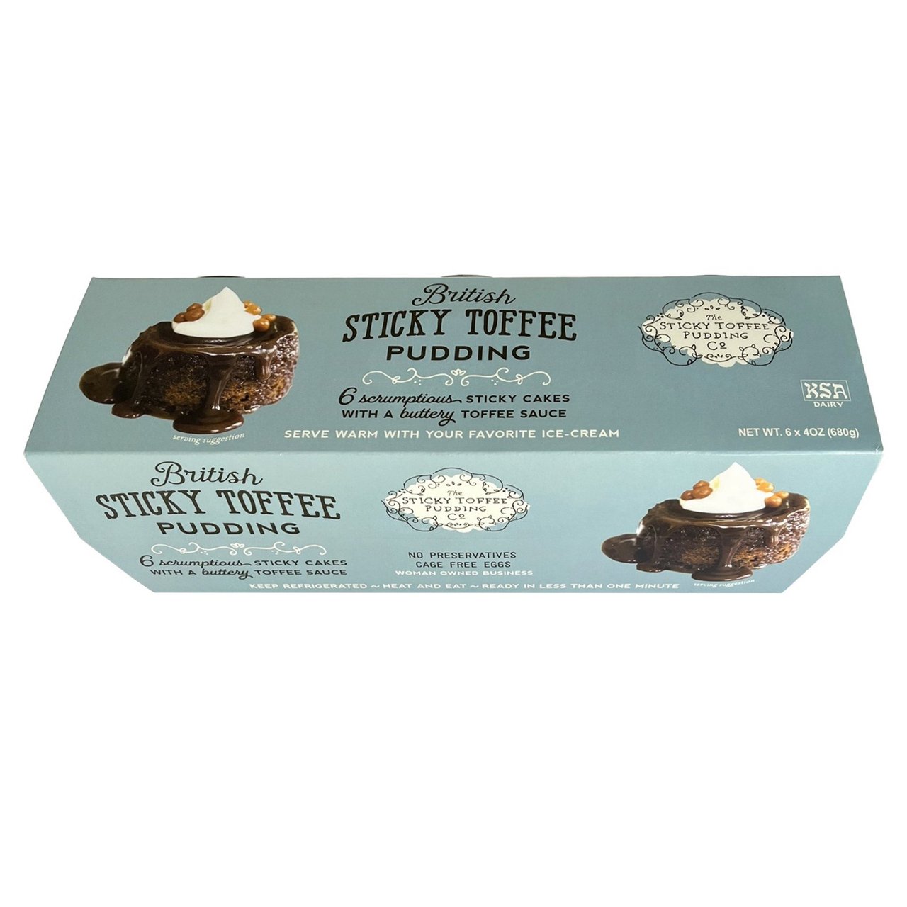 Sticky Toffee Co. Sticky Toffee Pudding, 6 × 4 oz - Image 1